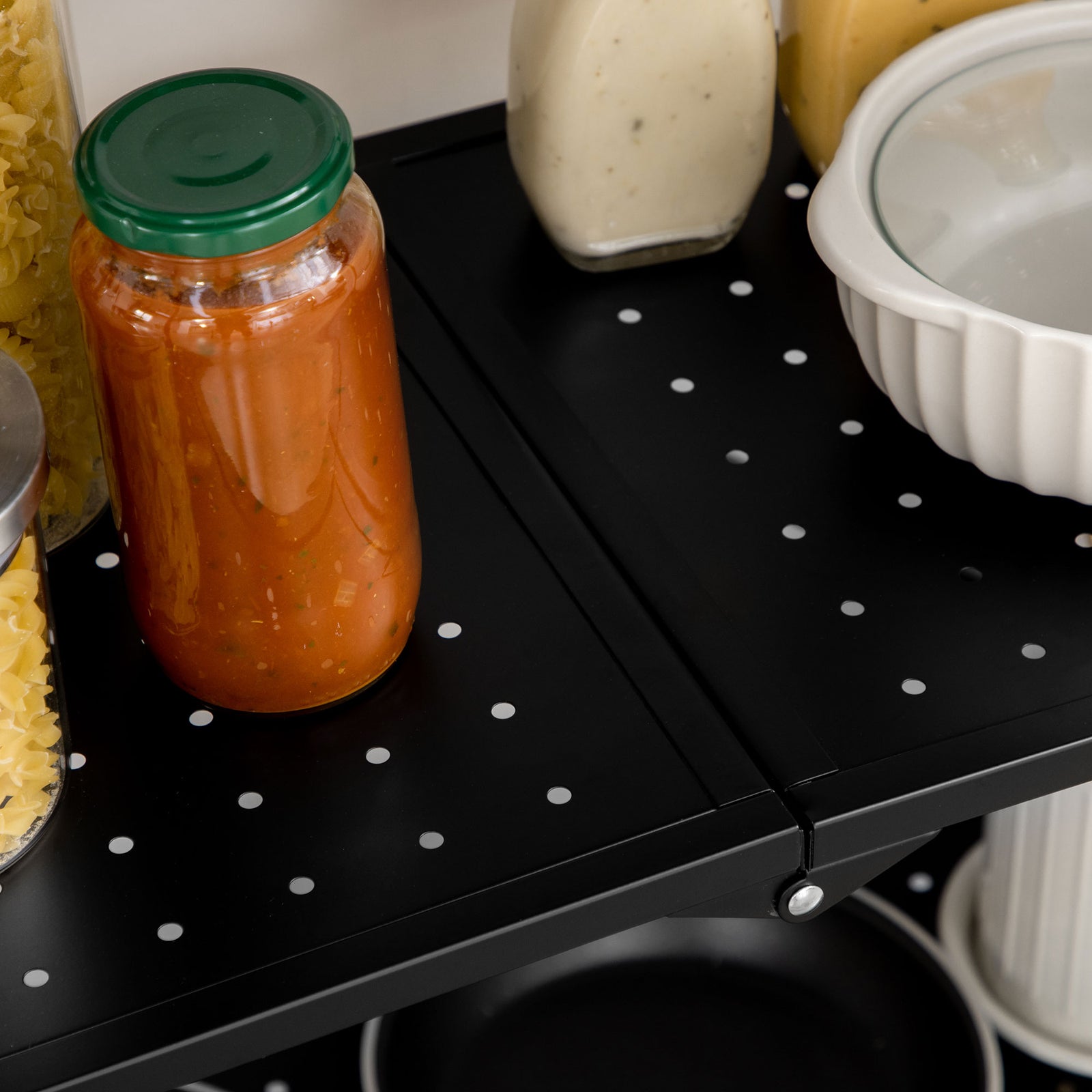 3-tier Utility Cart, Rolling Storage Trolley For Kitchen