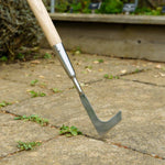 Stainless Steel Long-handled Weeding Knife With Ash Wood Handle