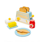 Wooden Breakfast Set, Includes A Toaster With Heat Dial