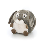 Soft Giant Handwarmer Cozy Plush Rabbit | 30cm x 30cm | Brown