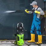 1800w Pressure Washer W/ Reel | Green