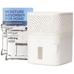 Humidrop Moisture Absorber With 2 X 480g Refill Bags | One Size | Off White