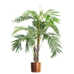 18cm Leaf Modern Planter Copper