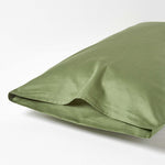 Organic Cotton Housewife Pillowcase 400 Tc | 48 x 74cm | Moss Green