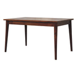 Solid Mango Wood Chestnut Nordic Dining Table