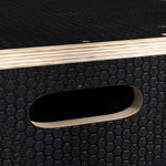 Pylometric Jump Box, Wooden Pylo Box For Home Gym | Black