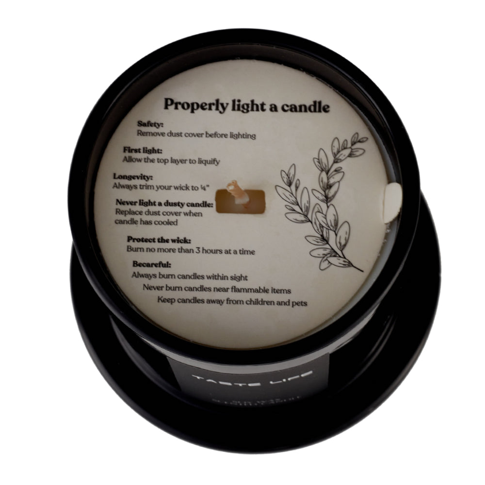 Soy Wax Scented Candle Sky Cypress Scent
