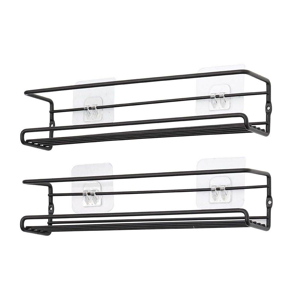 Set Of 2 Wall-mounted Spice Racks