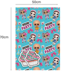 2 Sheets & 2 Tags Wrapping Paper