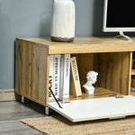 Modern Tv Unit With Cabinet Shelf Oak