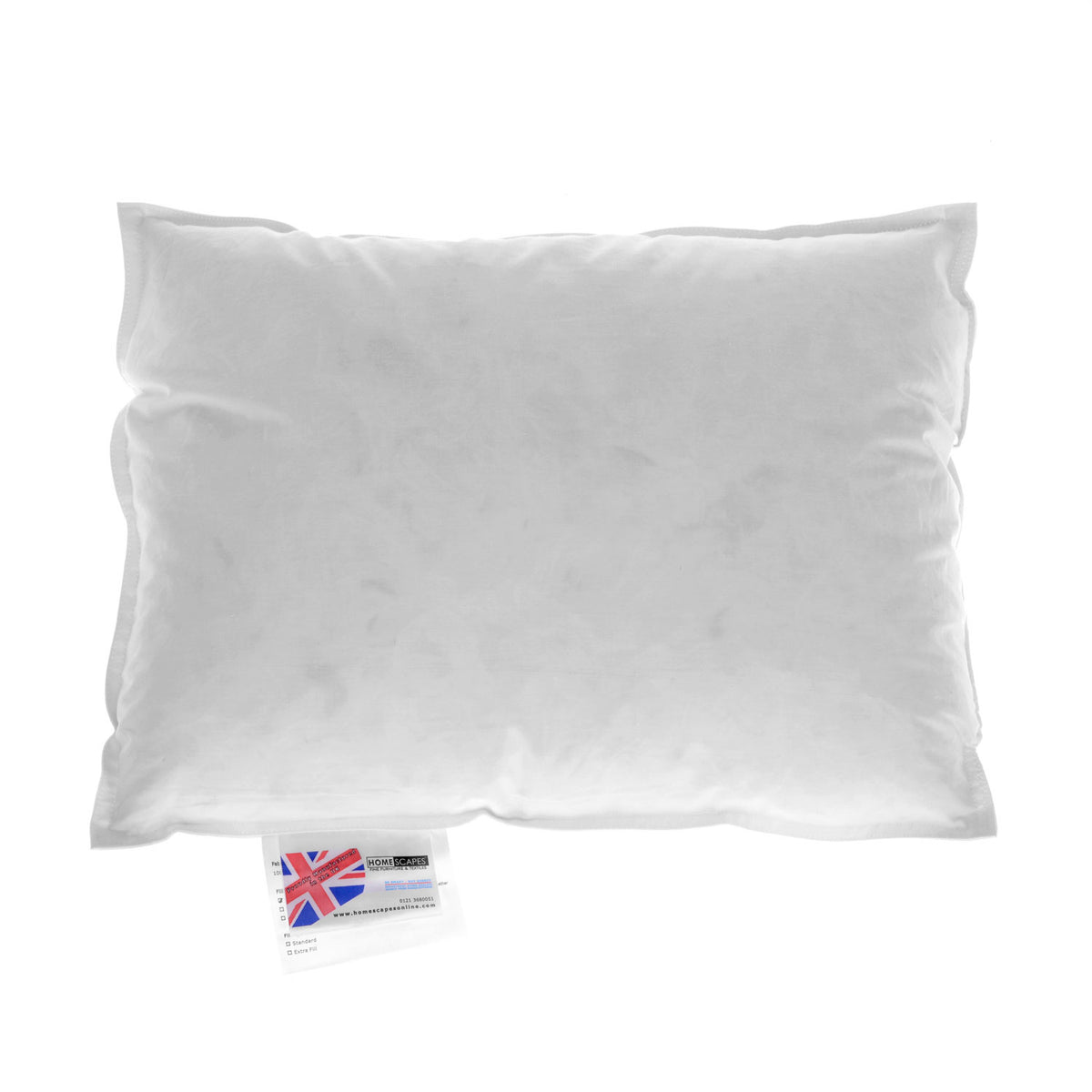 Goose Down Cushion Pad | 30cm x 40cm | White