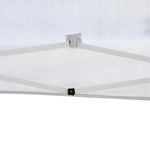 3 X 3m Garden Pop Up Gazebo Height Adjustable Marquee | White