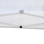 3 X 3m Garden Pop Up Gazebo Height Adjustable Marquee | White