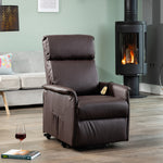 Townsend Electric Lift Assist Rise And Recline Chair | Brown