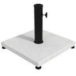 12kg Parasol Base Concrete W/ Adjustable Foot Pad, White
