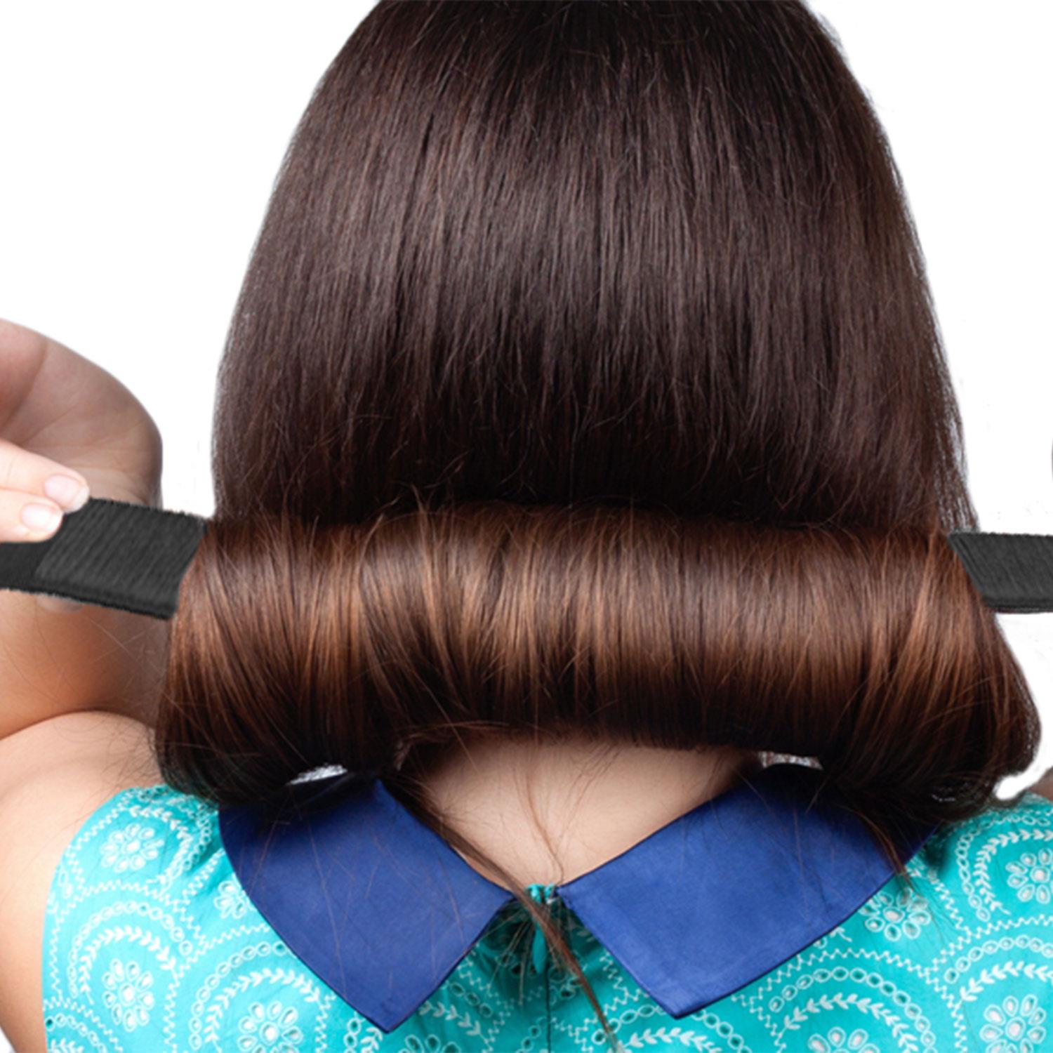 Hair Bun Maker Donut Ring Black Lightweight Easy Updo Styling Tool Ring
