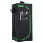 60x60x140cm Indoor Plant Grow Tent Hydroponic Mylar | Black