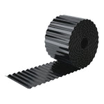 Metal Lawn Edging Border, 8 In X 21.3 Ft Garden Edging | Dark Grey