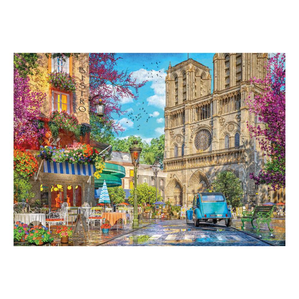 The House of Puzzles Notre Dame Afternoon 1000 Piece Jigsaw Puzzle