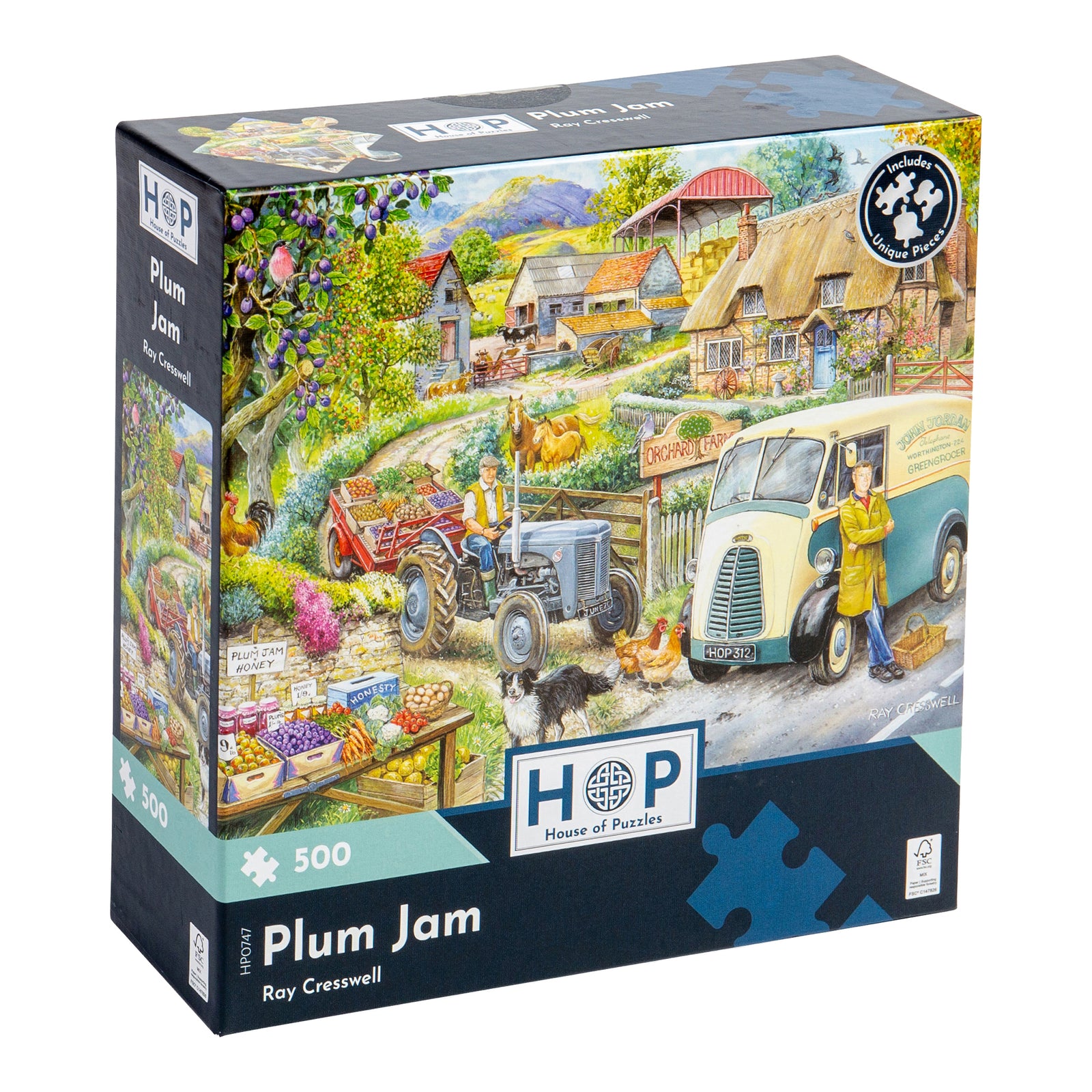 Plum Jam Jigsaw - 500 Piece Jigsaw Puzzle For Adults