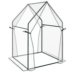 Portable Mini Tomato Greenhouse W/ Zipped Doors