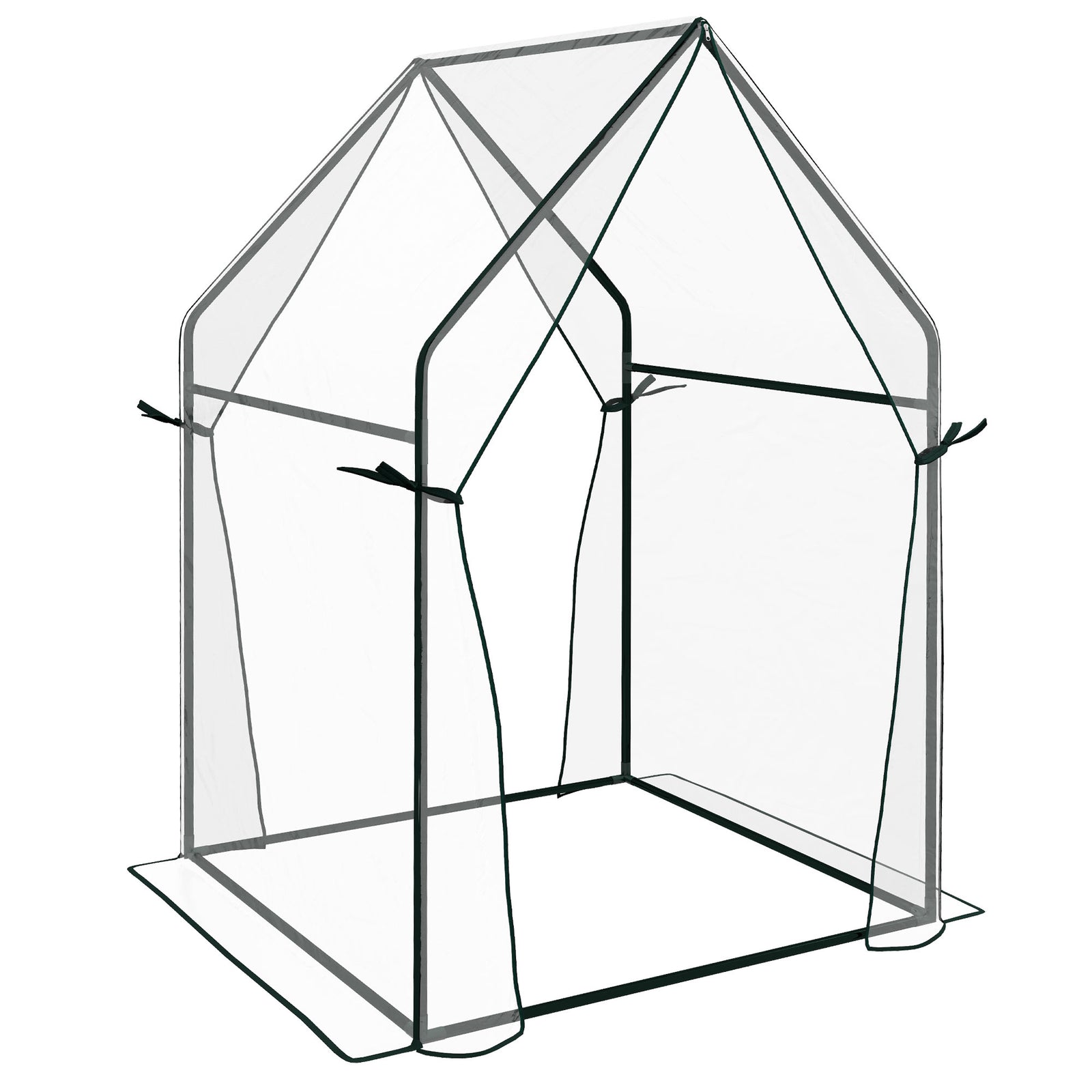 Portable Mini Tomato Greenhouse W/ Zipped Doors
