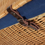 Wicker 72cm Rope Handled Trunk Picnic Basket | Blue