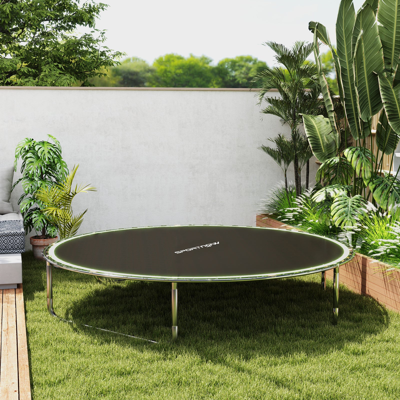 Trampoline Replacement Mat With Eight Rows Of Stitching | Green