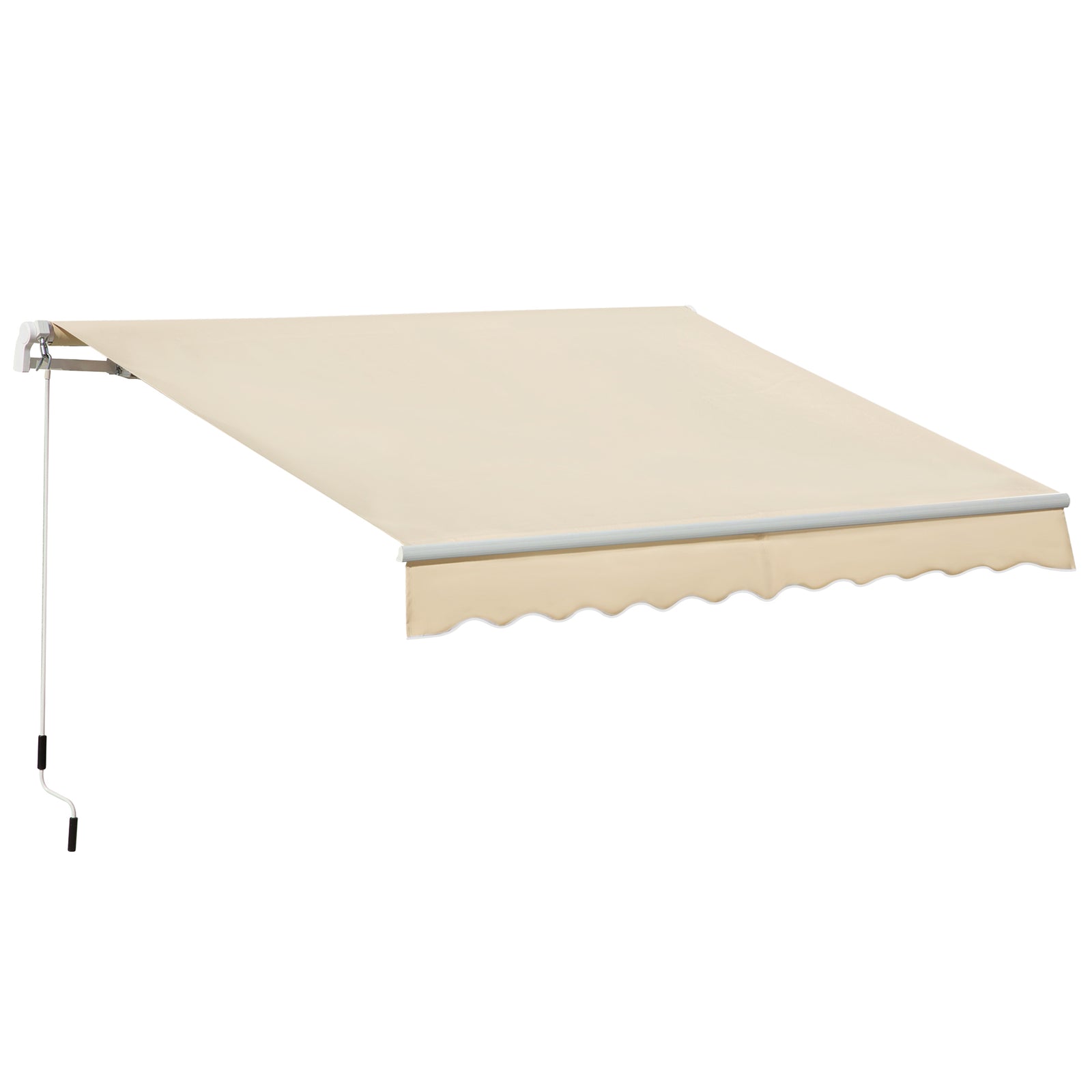 3.5x2.5m Manual Awning, Window/door, Retractable | Beige