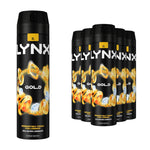 Xl Gold Body Spray Deodorant 48hrs High Definition Fragrance 200ml | Set of 36