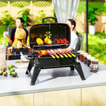 Charcoal Barbecue Grill Folding Bbq Grill | Red