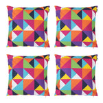 Indoor Outdoor Cushion Set Of 4 Water Resistant Cushions