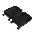 4pcs Lockable Travel Suitcase Set | Black