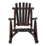 Patio Adirondack Rocking Chair, Rustic Fir