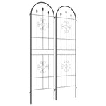 Arrow Design Set Of 2 Metal Plant Trellis