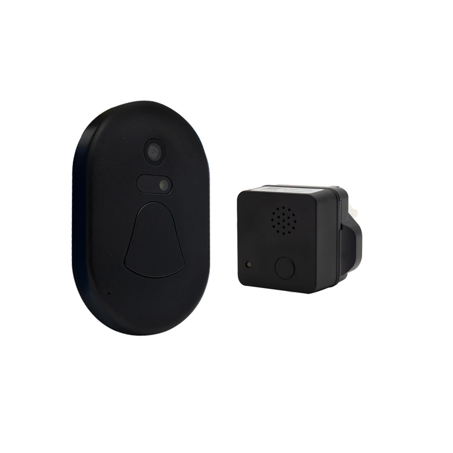 Wifi Wireless Smart Camera Doorbell | Black