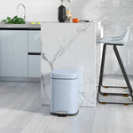 12/20l Kitchen Pedal Bin Metal Rubbish Bin Soft-close Lid | Medium | Blue
