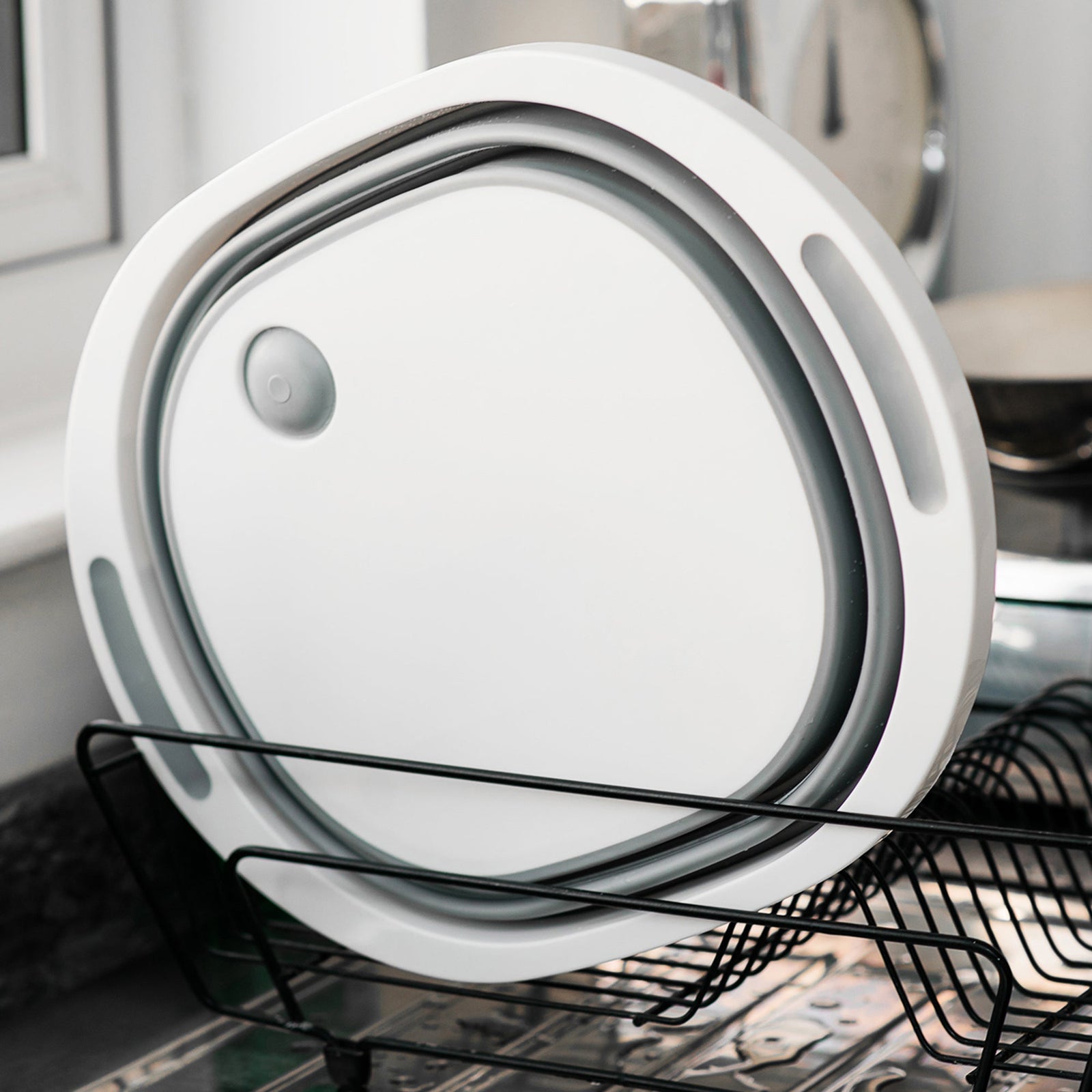 Collapsable Washbasin, Bucket And Chopping Board