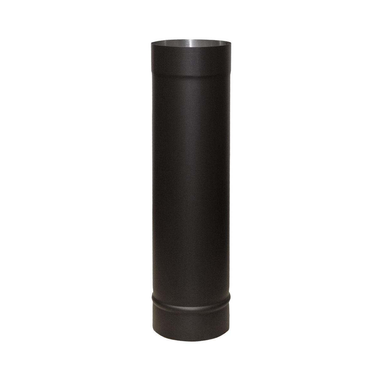 Flue Pipe Straights Various Sizes for 5" inch (125mm) | 500mm | Black