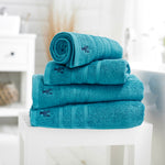 Kaleidoscope 550gm Combed 100% Cotton Towels | Hand Towel | Turquoise