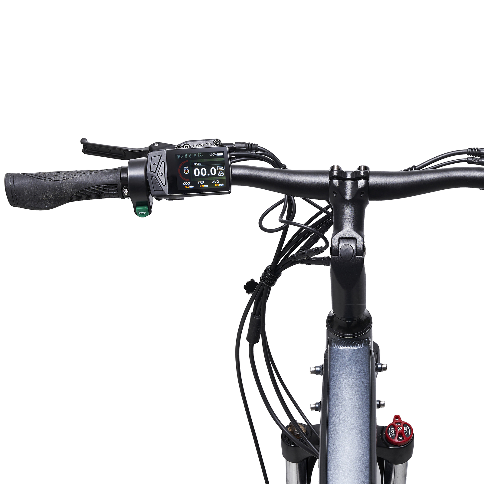Aarhus 2025 - Urban E-Bike with 48V 14Ah Battery - Graphite Grey