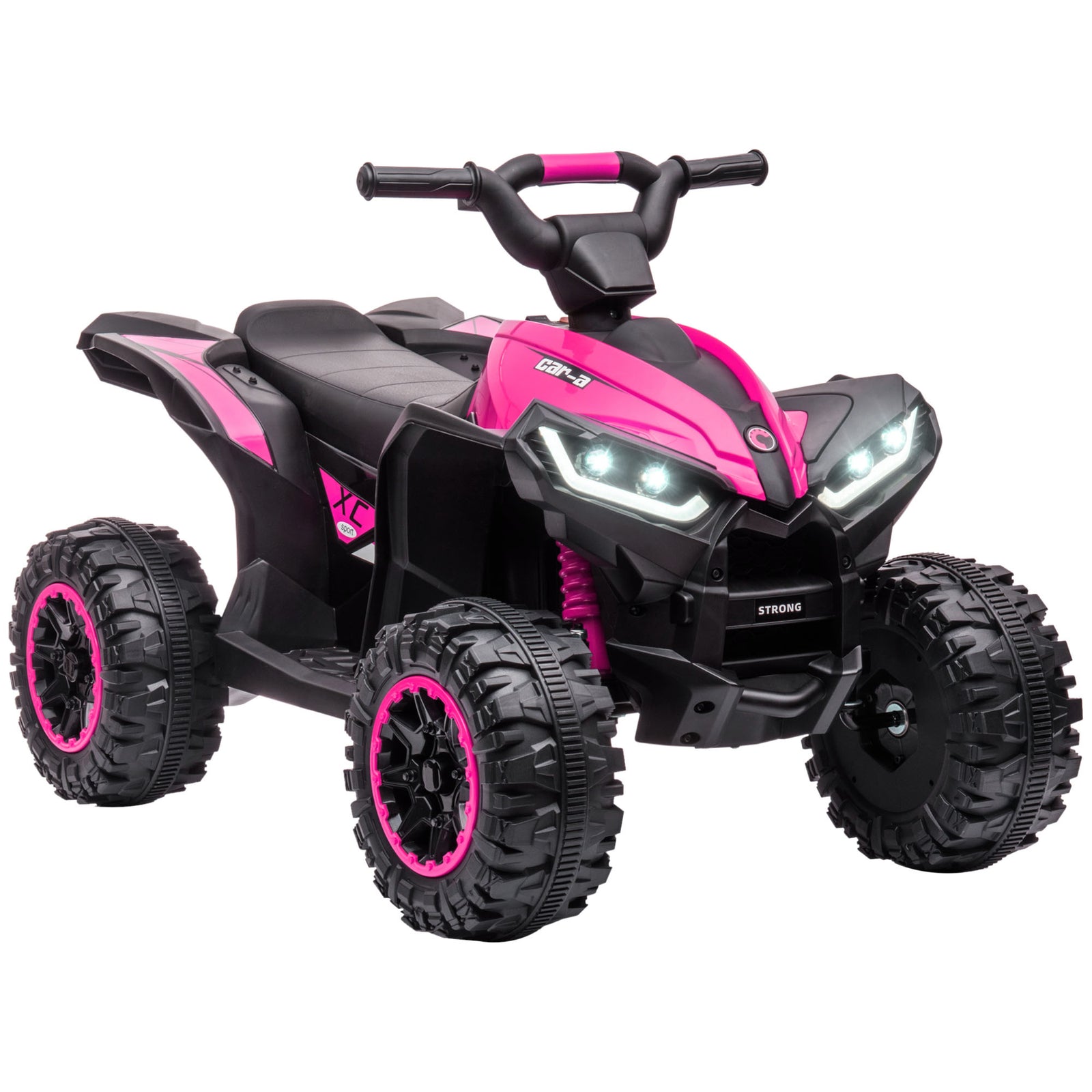 12v Electric Quad Bikes For Kids Ride On Car Atv Toy For 3-5 Years | Pink