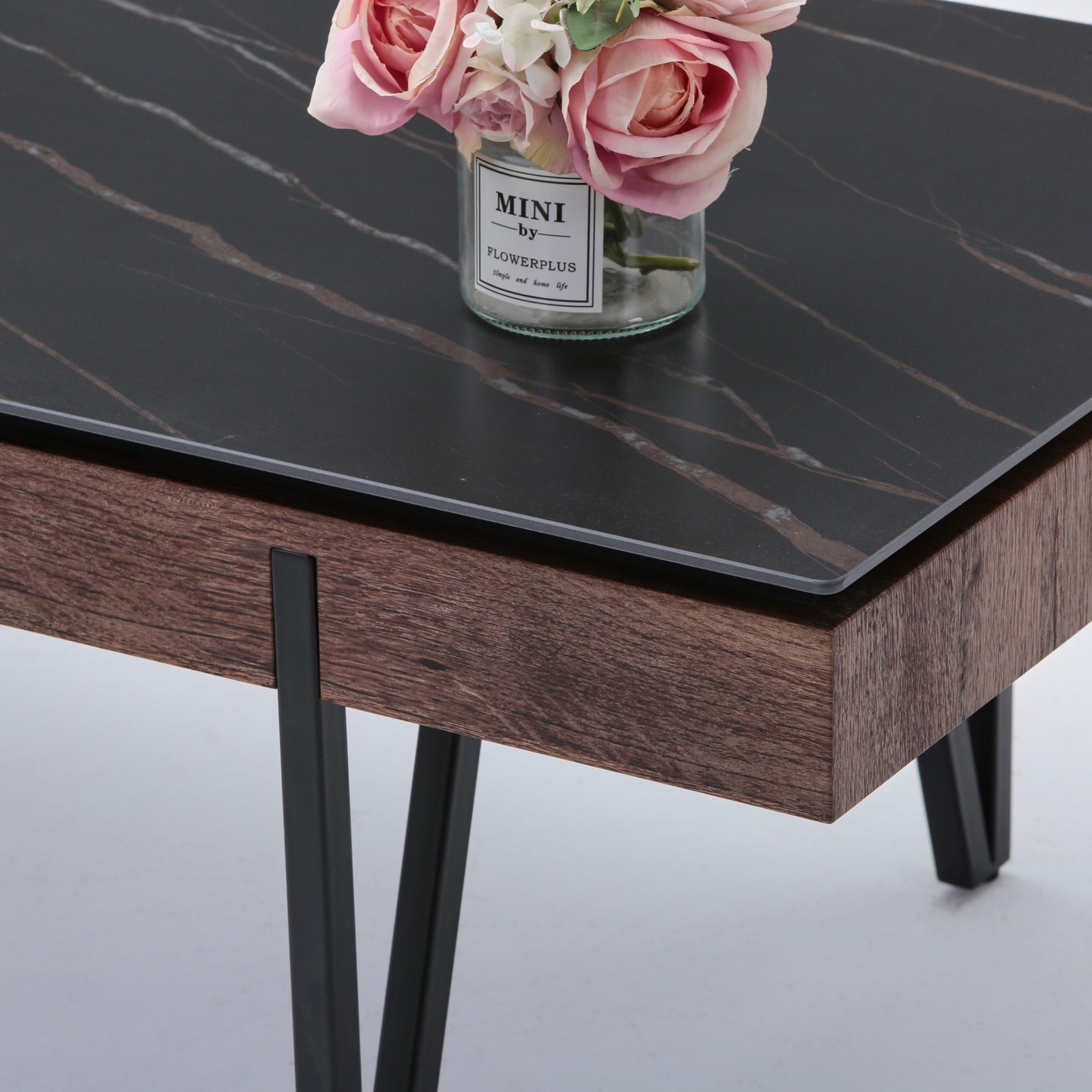 Satori Stone Coffee Table | Set of 1 | Black