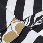 Modern Pattern Black And White Tea Towels Set Of Three