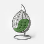 Luxury Garden Round Egg Chair Swing Cushion, 80 X 120 Cm | One Size | Green