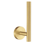 Wall Mounted Spare Toilet Roll Holder Non Rust Brass Core | Brushed Brass