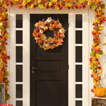 Artificial Wreath For Halloween Thanksgiving Decor