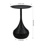 Breeins Modern Metal Side Table