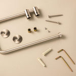 Towel Ring, Glossy Stainless Steel, Wall-mounted, Collection Logic