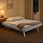 Britney Linen Sofa Bed 3 Seater | Grey